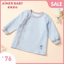 Adoring children Baby boy Baby baby newborn Star baby Home cardigan Long sleeve top Dual-use crotch trousers