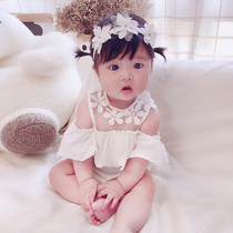 Baby clothes female Princess sleeveless dress female baby summer fashion lace ha clothes baby cute one-piece clothes