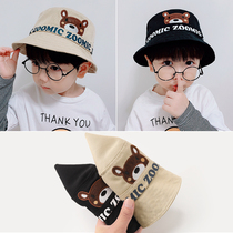 Childrens fishermans hat Spring and Autumn Boys and Girls Korean version of childrens hats Childrens hats Childrens Sunscreen Hats Autumn