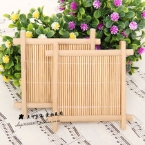 Square bamboo cushion photo shoot Props Online Shop Shady Shed Photographic Props Retro Shooting Background Swing