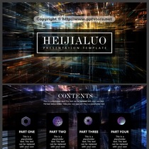 (Through) Hyundai Vision Technology Creative Speech Future Intelligent Informatization Template Promotion Display ppt