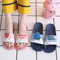 Slippers Female Outwear Dins Tide Home Thick Bottom Bathing Non-slip Home Indoor Cute Outside Wearing Mens Summer Fashion Tote