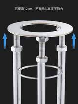 Household washbasin bracket lower basin stainless steel support frame ceramic non-perforated thickened fixed washbasin bracket