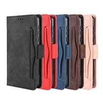 Suitable for LGK40S multi card slot retro leather case mobile phone case K40S card drop-proof protective case soft case