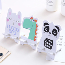 Mobile phone tablet universal desktop lazy bracket cute small cartoon creative portable multi-function watch live TV