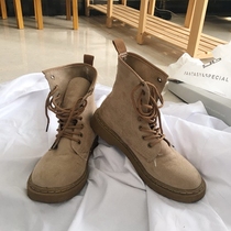 Korean version of ins hot British College retro street shooting breathable locomotive chic Martin short boots women shoes 2021 New