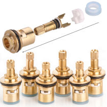 Loading tap accessories Valve Core Universal hot and cold taps 4 Ceramic Valves Core Kitchen Accessories