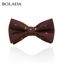  bolada new childrens bow tie boys silk British bow tie collar flower suit small dress accessories men and women