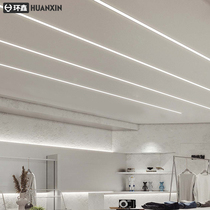 led linear lamp light with strip embedded concealed linear linear lamp line ceiling aluminum alloy slot lamp