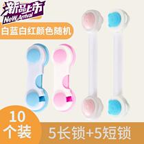 Wooden cabinet Cabinet equipment buckle lock baby child child child lock counter door buckle ◆ new product ◆ bending cabinet door lock