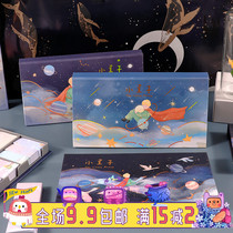 480 Creative Little Prince Convenience Stickup Kit Cartoon Cute Young Girl Hearts students sign up with n-to-stick stationery