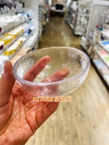  NITORI Nidali transparent glass bowl Glass small plate disc serving bowl Cooking bowl Frosted bowl