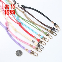 Imported wax rope knot rope carrying belt carrying handle female crossbody bag with handmade DIY mouth gold bag with accessories 51 accessories