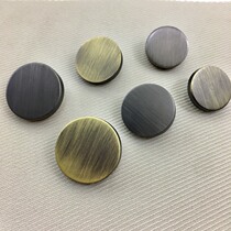 High-end metal coat button flat button for men and women jacket suit clothes simple versatile retro round button