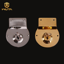 Without it stainless steel bag lock diy handmade leather hardware accessories briefcase bag twist lock Dulles bag lock