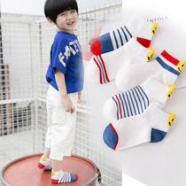 Boys colored socks summer a category summer thin boys cotton thin children cotton sports tide ins2021