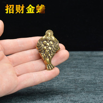 Antique antique collection ornaments brass gold Chan Feng Shui copper play collection solid pure copper new products