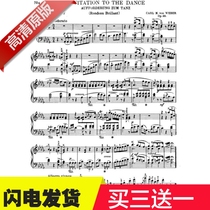 Webb invites dance op65 original piano solo spectrum with finger score sheet