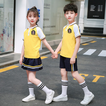 Elementary School Uniforms Summer Suit Kindergarten Garden Suit Summer Clothing New Class Clothes Children Yinglun Wind Graduation Photos Clothing
