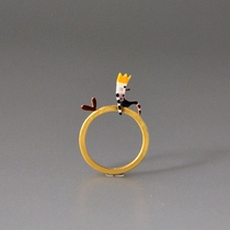 Greek designer (kisthe Frog) Frog Prince ring pendant gilded spot