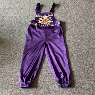 Cloud decoration totem original ethnic style women's hand-embroidered little tiger casual loose baby bag casual pants all-match