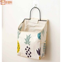 2020 new bathroom put clean clothes waterproof bag storage bag toilet toilet paper hanging bag fabric wall