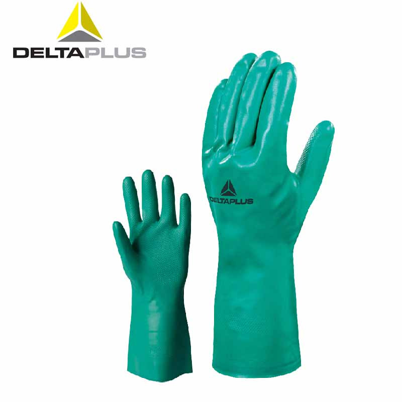 Anti-corrosion gloves Acid and alkali gloves Food processing industrial anti-corrosion nitrile rubber labor protection oil resistance