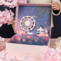Fang Senyuan high-end birthday gift box Net red creative send girlfriend ritual sense large packaging gift box empty box