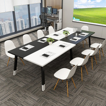 Conference table rectangular training table Training Desk staff desk long table student training reading desk