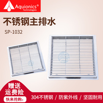 Pool Accessories Stainless Steel Swimming Pool Main Drain Pool Square Main Drain SP-1032 Pool Bottom Drain