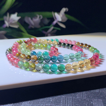 First-hand brand new beads 5 8 Mimi Heavy 31 6 gr Natural Brazil Three rings of the Jade Bracelet Women Rainbow Bracelet 95473