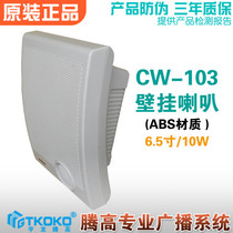  CW-103 Wall-mounted speaker Indoor background music constant pressure audio speaker Broadcast speaker Yulong Tenggao Project