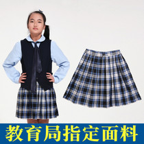 Beautiful Olympic school uniform Shenzhen middle school girls autumn and winter uniform college dress skirt custom plaid skirt