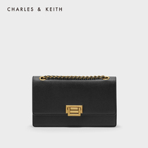 CHARLES & KEITH Womens CK2-20840317-8 Classic wild chain metal buckle crossbody KING BAG