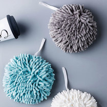 Japanese kitchen chenille toilet quick-drying towel hanging bathroom office absorbent towel towel towel