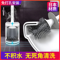 Home Rhyme Japanese toilet brush set toilet toilet toilet cleaning brush toilet cleaning soft brush household with base