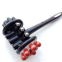  Full body old man vibrator Leg slapping stick Meridian hammer massage beating hammer Wooden massager hammer back beating