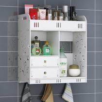 Cosmetics wall-mounted wall-mounted bathroom toilet pasted plastic box storage rack box storage suction