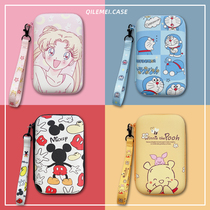 2 5 inch mobile hard drive power hand rope digital containing bag phone flat Bluetooth headphone data wire charger head cartoon containing box U disc key zero money carry portable hand bag cute