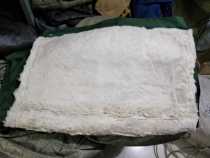 Olive green sheep leather bedding Inner Mongolia sheep leather bedding wool fur integrated leather bedding