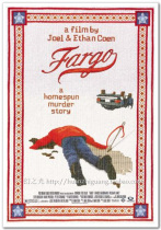 Ice Blood Burst Coen Brothers Movie Poster Art Movie Decorative Painting