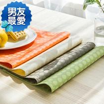 Art mat anti-student Nordic anti-double-sided mat-free mat oil ◆New ◆ Washing and scalding tableware cloth waterproof photo meal