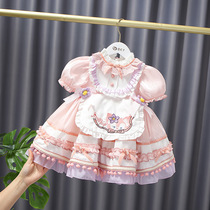 Childrens Lolita Dress Summer Lingna Belle Girls Lolita Princess Dress Girl Baby Dress Birthday Dress