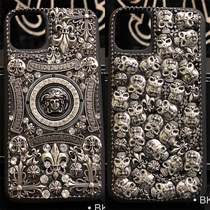 Suitable for Apple 12 x xsmax series mobile phone case original Tide brand beauty head skull creative handmade