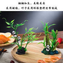 Japanese-style artistic conception around the edge embellishment flower creative small ornaments sassy platter dish decoration plate decoration flower plant