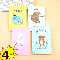 Creative notebook a5 notepad Korean hipster simple student with large and small car line stationery wholesale