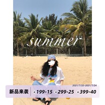 Dongri is a curly child dinosaur print short-sleeved t-shirt womens 2021 spring new loose round-neck base shirt