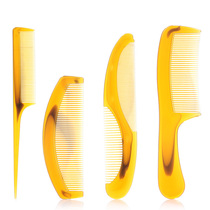 Plastic horn comb cow tendon long hair small comb anti-static flat hair cut straight hair haircut hair hair curls massage comb comb comb