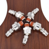 Taiwan origin universal 360 degree rotary joint 2 points outer wire male joint Pneumatic tool intake male joint J702