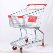 Liyu double-decker supermarket shopping cart German type tally handling metal adult trolley KTV wine cart frame recommendation
